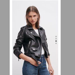 Zara Faux Leather Jacket
